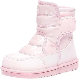Kids Winter Snow Ankle Boots Fr ining Water Proof Outdoor Slip On Booties Sneakers Warm Shoes for Girls Boys