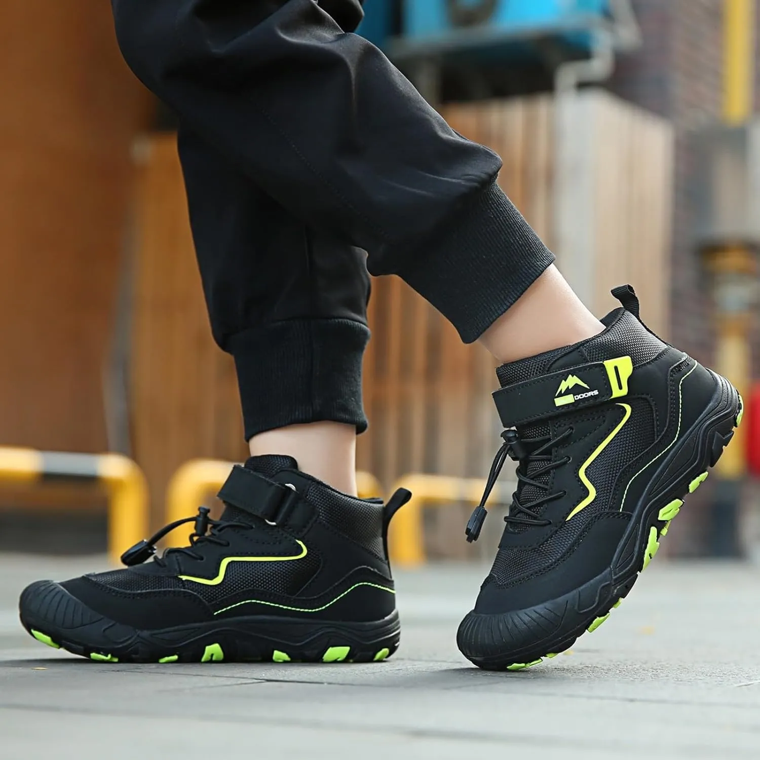 Lace-Up Open Toe Shoes For Childrens Kids Snow Boots Outdoor Sport Booties Fashion Breathable Rubber Boys Girls Sneaker