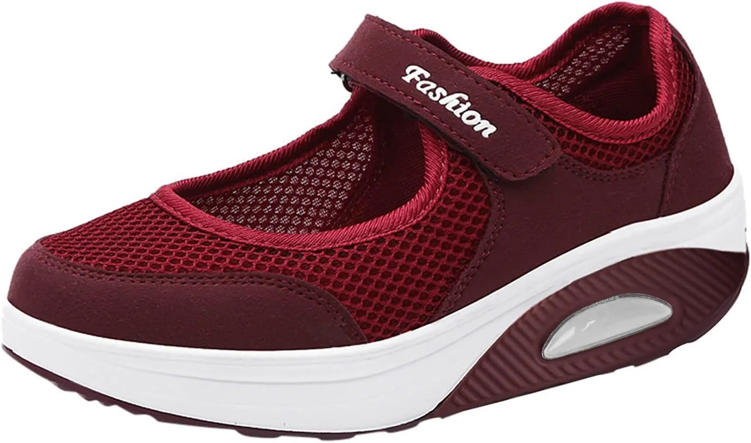 Ladies Orthopedic Walking Shoes Air-Cushion Loafers for Women 2025 Casual Mesh Summer Slip-On Breathable Closed Toe Diabetic Shoes with Arch-Support