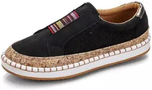 Lausiuoe Shoes for Women Sneakers Trendy Canvas Shoes Low Cut Slip On Sneaker Casual Fashion Walking Comfortable Flat Loafers