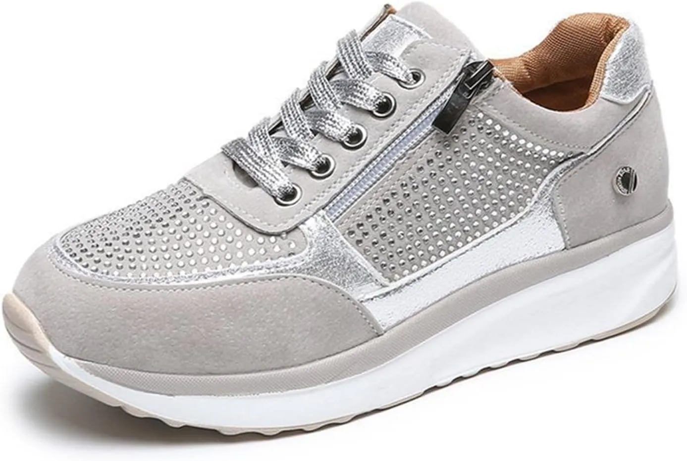 Lausiuoe Shoes For Women Sneakers Trendy Slip on Low Top Canvas Walking Shoes Non Slip Fashion Casual Flat Loafers