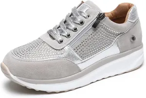 Lausiuoe Shoes For Women Sneakers Trendy Slip on Low Top Canvas Walking Shoes Non Slip Fashion Casual Flat Loafers