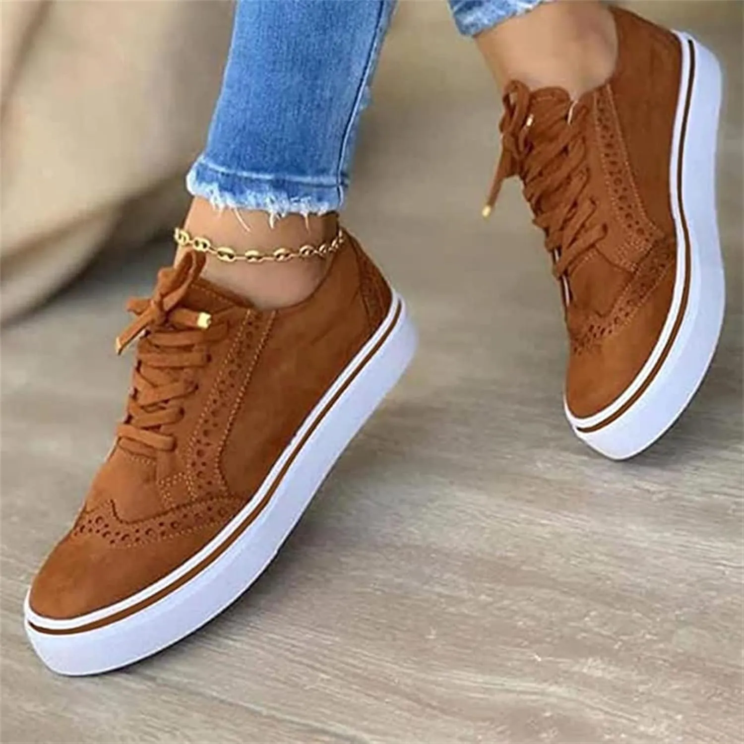 Lausiuoe Sneakers for Women Trendy 2024 Slip on Canvas Shoes Low Top Non Slip Fashion Casual Comfortable Walking Flat Loafers