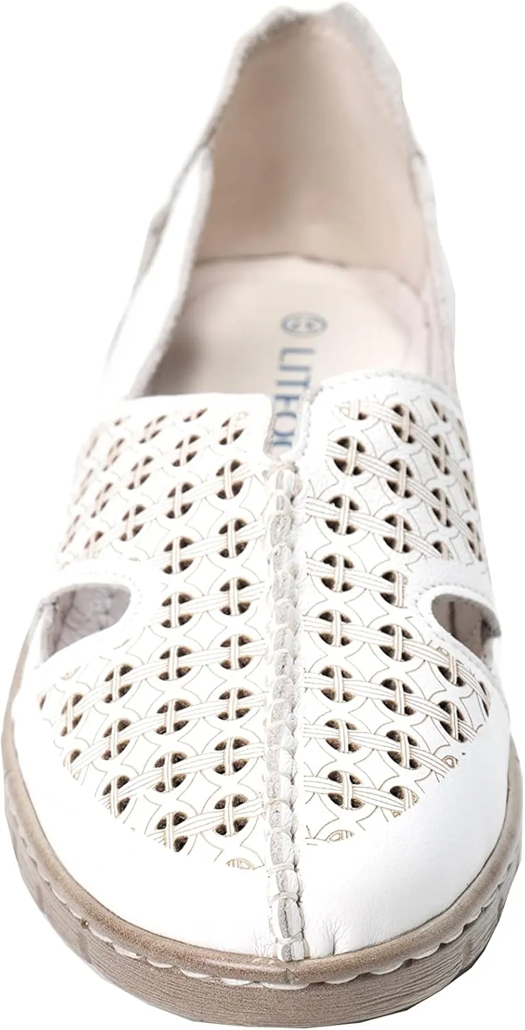 LITFOOT LF5020-3 Comfy Women's Leather Shoes