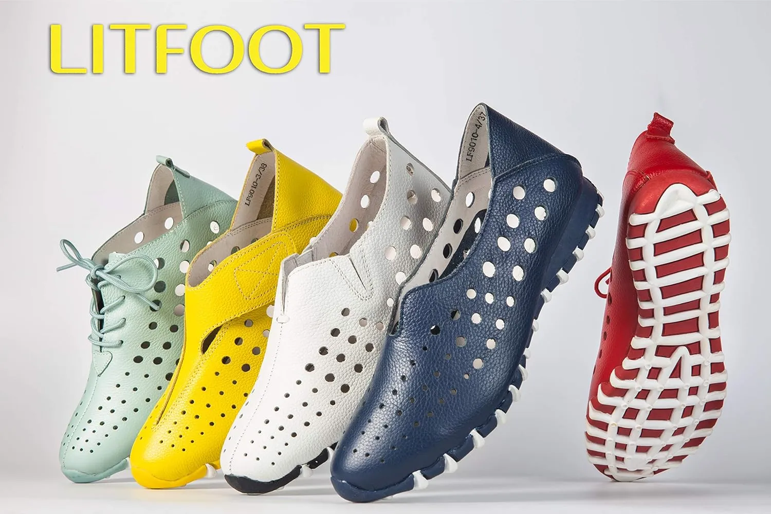 LITFOOT LF9010-4 Comfy Women's Leather Shoes