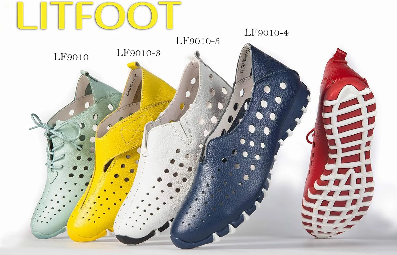 LITFOOT LF9010-5 Comfy Women's Leather Shoes