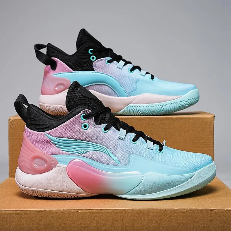 Low-top Actual Combat Shock Absorption, Non-Slip and wear-Resistant Youth Sports Basketball Shoes