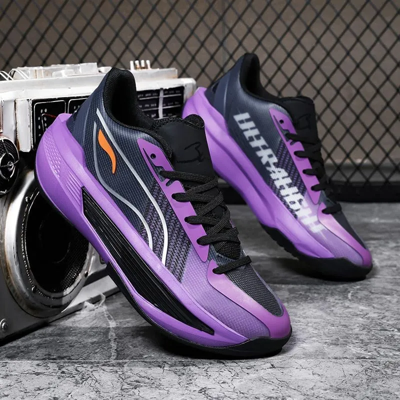 Low-top Actual Combat Shock Absorption, Non-Slip and wear-Resistant Youth Sports Basketball Shoes