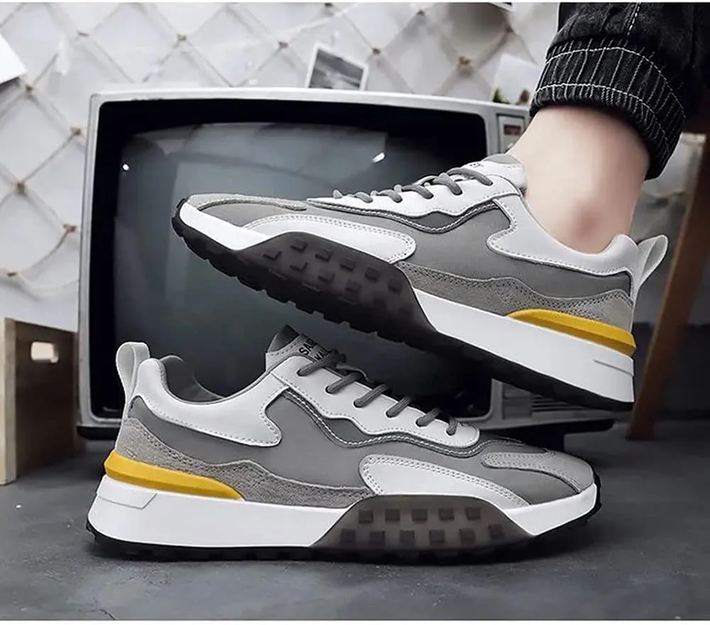MATERUIEYES Casual Shoes Men's Shoes Breathable Heighten Sneakers