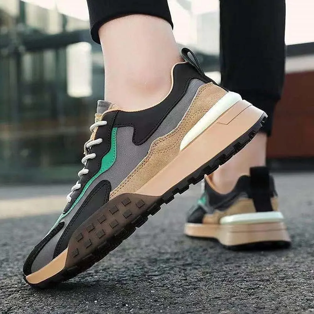 MATERUIEYES Casual Shoes Men's Shoes Breathable Heighten Sneakers