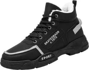 Men Winter Plush Casual Shoes Warm Work Clothes Casual Shoes for Men Fashion Sneaker