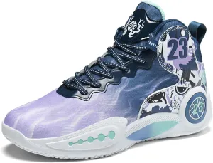 Men's Basketball Shoes Breathable Anti Slip Sports Wear-Resistant Practical Training Boots