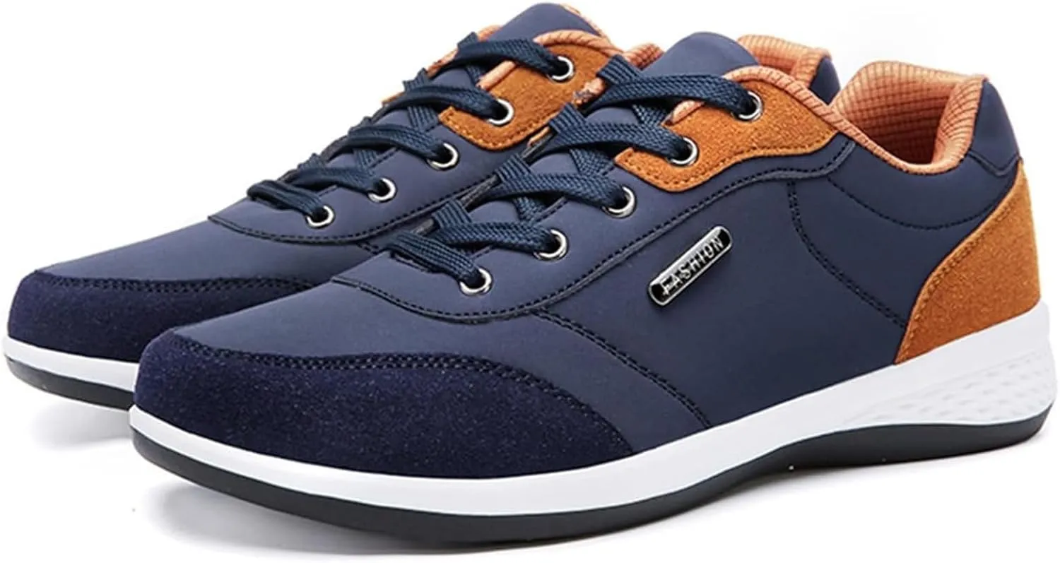 Mens Casual Shoes Fashion Casual Dress Shoes Dress Sneakers Men's Athletic Sneakers Lightweight Breathable Platform Tennis Shoe Loafers Dress Shoe