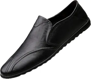 Men's Casual Shoes, Soft Soled Leather Shoes, Outdoor Walking Shoes, Comfortable Flat Shoes, Driving Shoes, Men's Casual Shoes