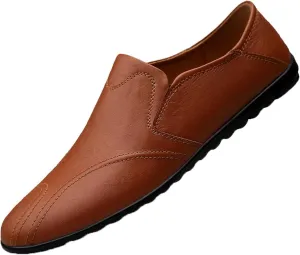 Men's Casual Shoes, Soft Soled Leather Shoes, Outdoor Walking Shoes, Comfortable Flat Shoes, Driving Shoes, Men's Casual Shoes