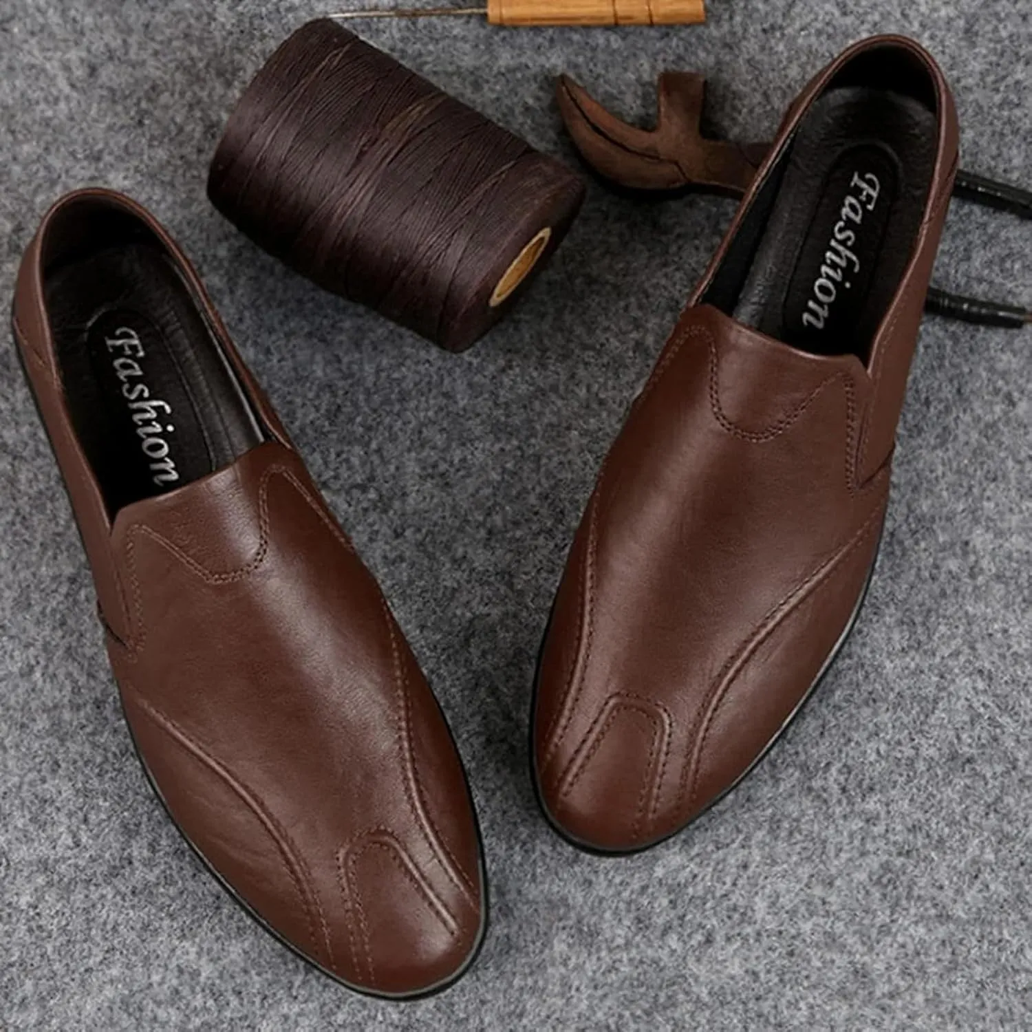 Men's Casual Shoes, Soft Soled Leather Shoes, Outdoor Walking Shoes, Comfortable Flat Shoes, Driving Shoes, Men's Casual Shoes