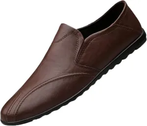 Men's Casual Shoes, Soft Soled Leather Shoes, Outdoor Walking Shoes, Comfortable Flat Shoes, Driving Shoes, Men's Casual Shoes