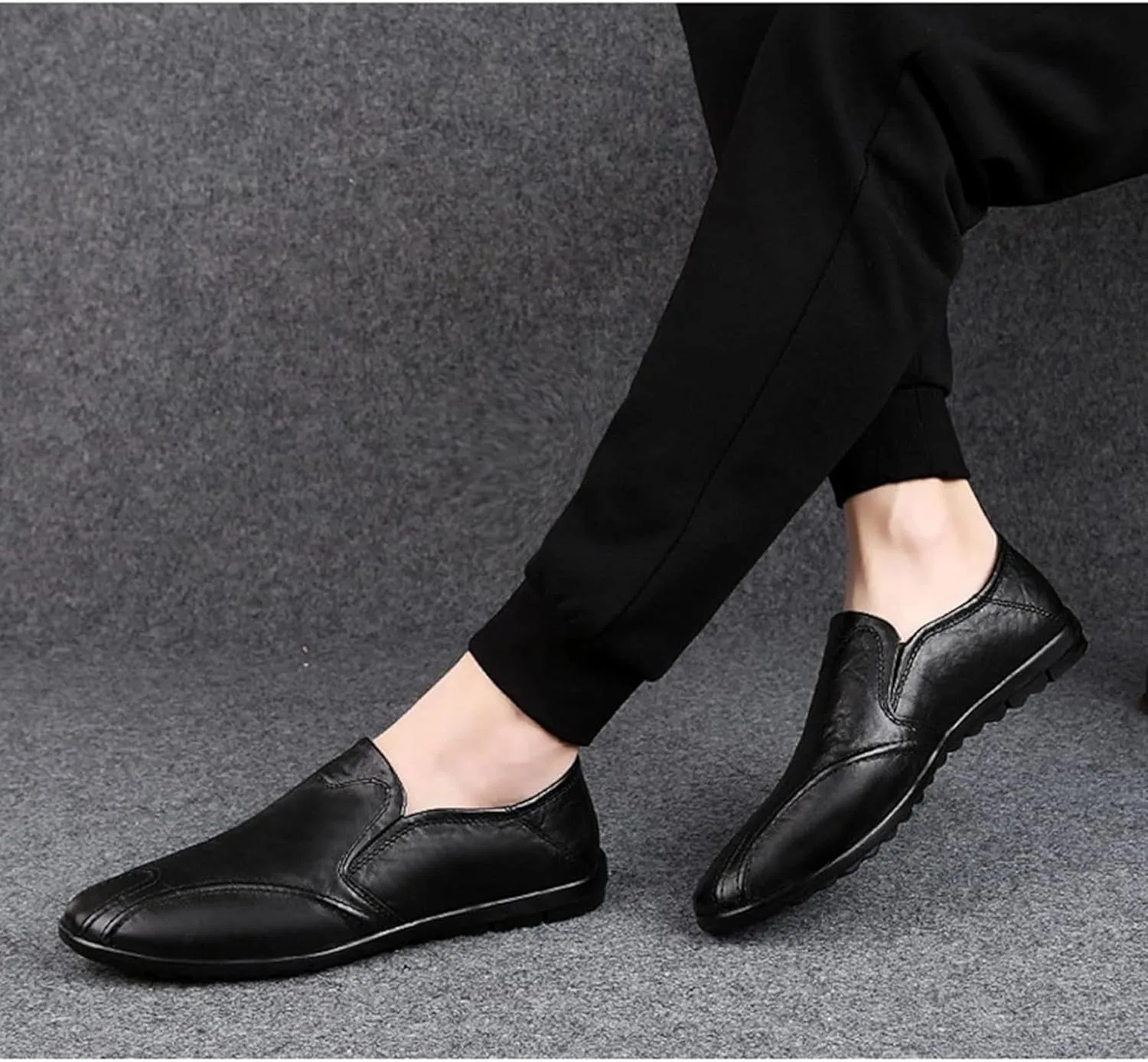 Men's Casual Shoes, Soft Soled Leather Shoes, Outdoor Walking Shoes, Comfortable Flat Shoes, Driving Shoes, Men's Casual Shoes