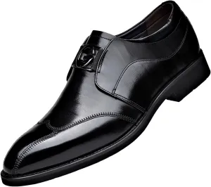 Mens Dress Shoes Black Oxfords British Style Business Shoe Lace Up Leather Shoes Pointed Toe Formal Leather Shoes Wedding Shoes