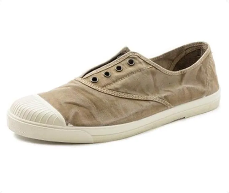 Men's Low-Top Sneakers Casual Shoes, Beige, 13