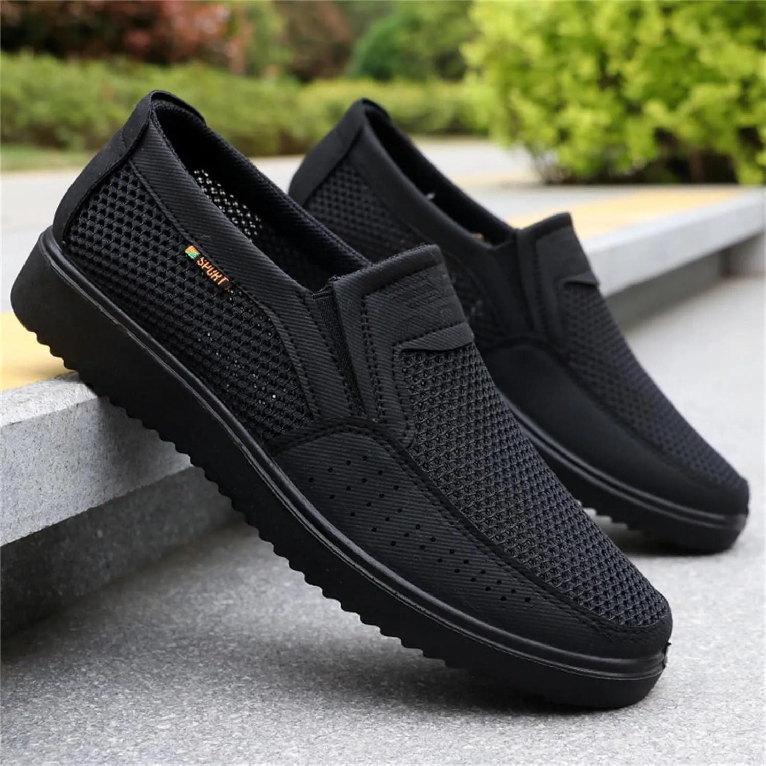 Mens Mesh Loafer Casual Shoes Comfort Lightweight Breathable Driving Sport Travel Walking Shoes for Adult Male