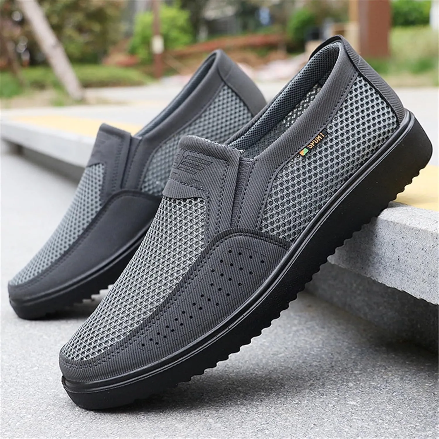Mens Mesh Loafer Casual Shoes Comfort Lightweight Breathable Driving Sport Travel Walking Shoes for Adult Male