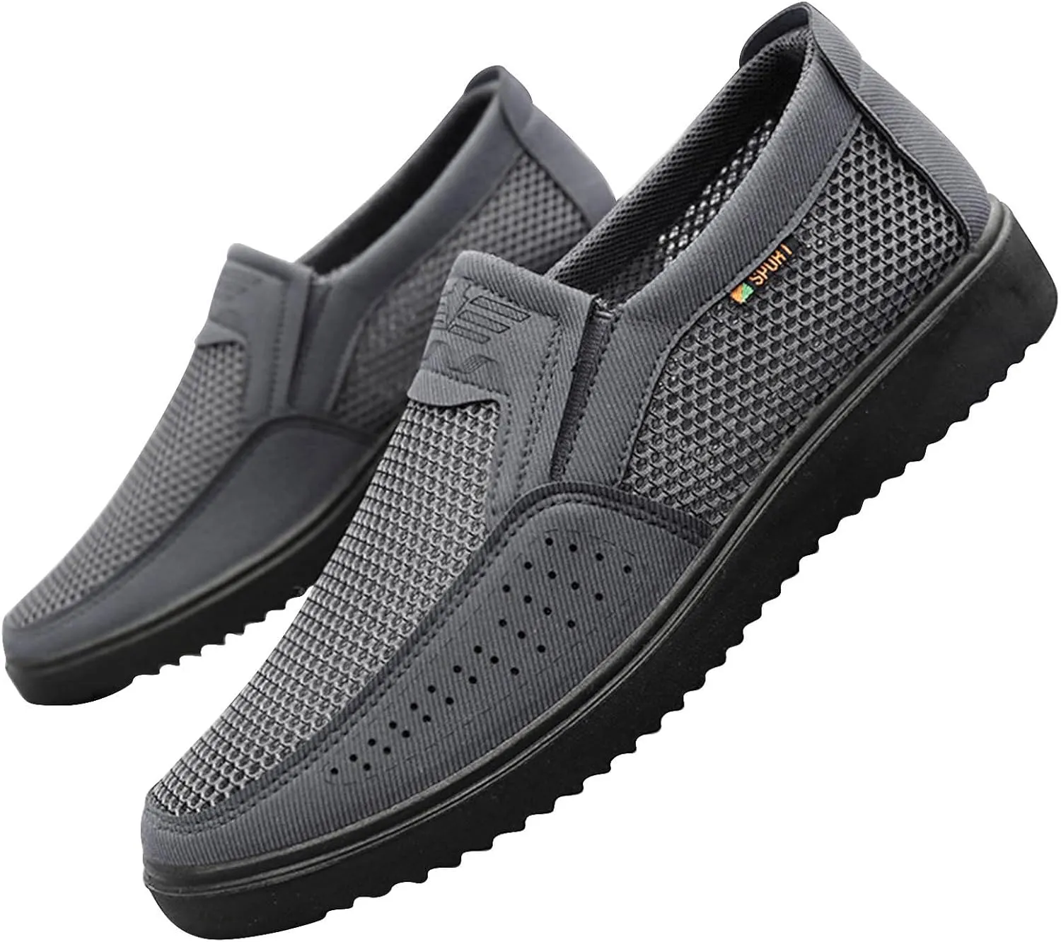 Mens Mesh Loafer Casual Shoes Comfort Lightweight Breathable Driving Sport Travel Walking Shoes for Adult Male