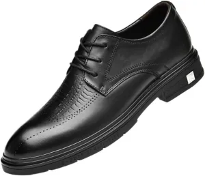 Mens Oxfords Shoes Leather Shoes Business Platform Wingtip Brogue