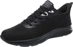 Mens Shoes Mesh Breathable Lace Up Solid Color Casual Fashion Simple Shoes Running Sneaker Organizers and Storage Men