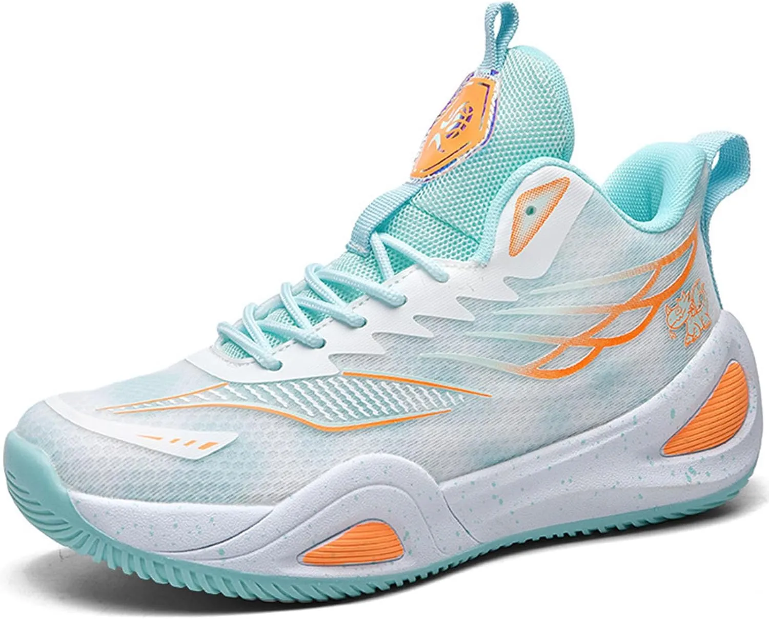 Men's Sports Non-Slip Breathable Real Training Basketball Shoes Fashion Comfortable Cushioning Fitness Sneakers Outdoor Running Walking Shoes
