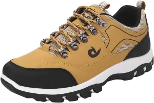 Men's White, Black, Grey Hiking Shoes - All Season, Flat Heel, Round Toe, Slip-On, Water Resistant, Slip-Resistant, Casual, Outdoor, Adult Men's Size