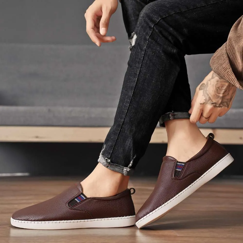 mitvr Men's Loafers Slip On Driving Shoes Lightweight Comfortable Outdoor Walking Shoes