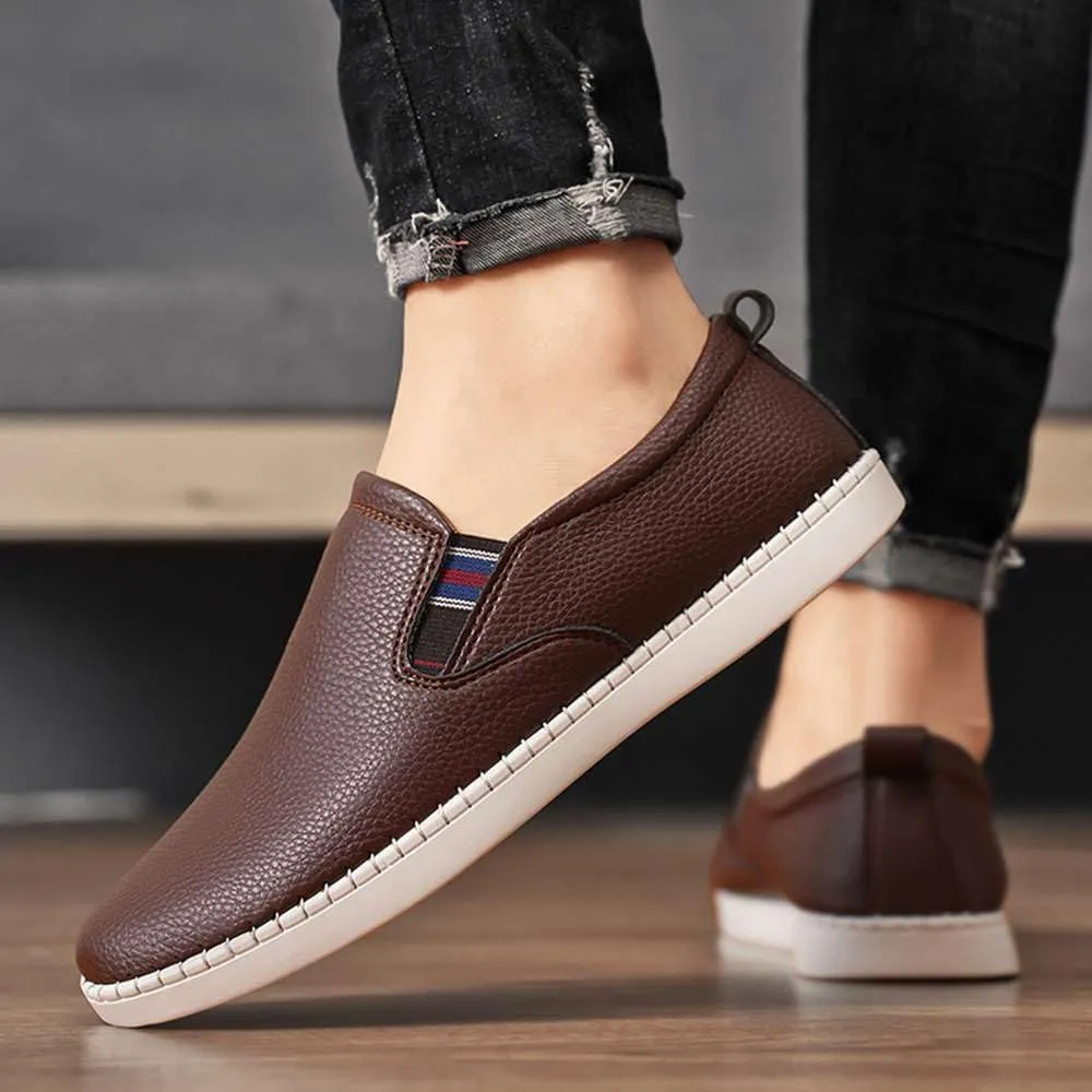 mitvr Men's Loafers Slip On Driving Shoes Lightweight Comfortable Outdoor Walking Shoes