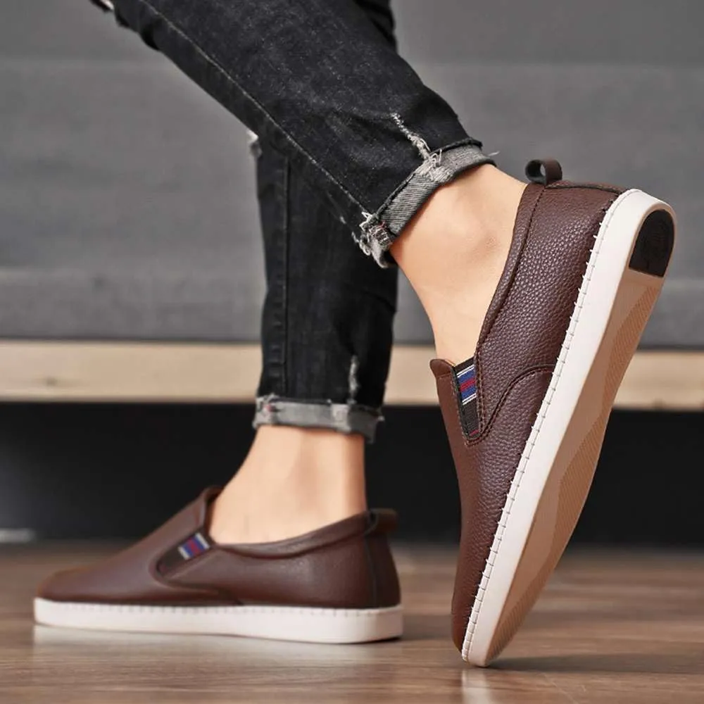 mitvr Men's Loafers Slip On Driving Shoes Lightweight Comfortable Outdoor Walking Shoes