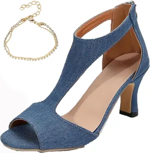 Nevriz Orthopedic High Heels, Dress Shoes for Women 2024, Heels Orthopedic High Heels, Open Toe Sandals Casual Pumps Beach Boho Sandals Outdoor Shoes