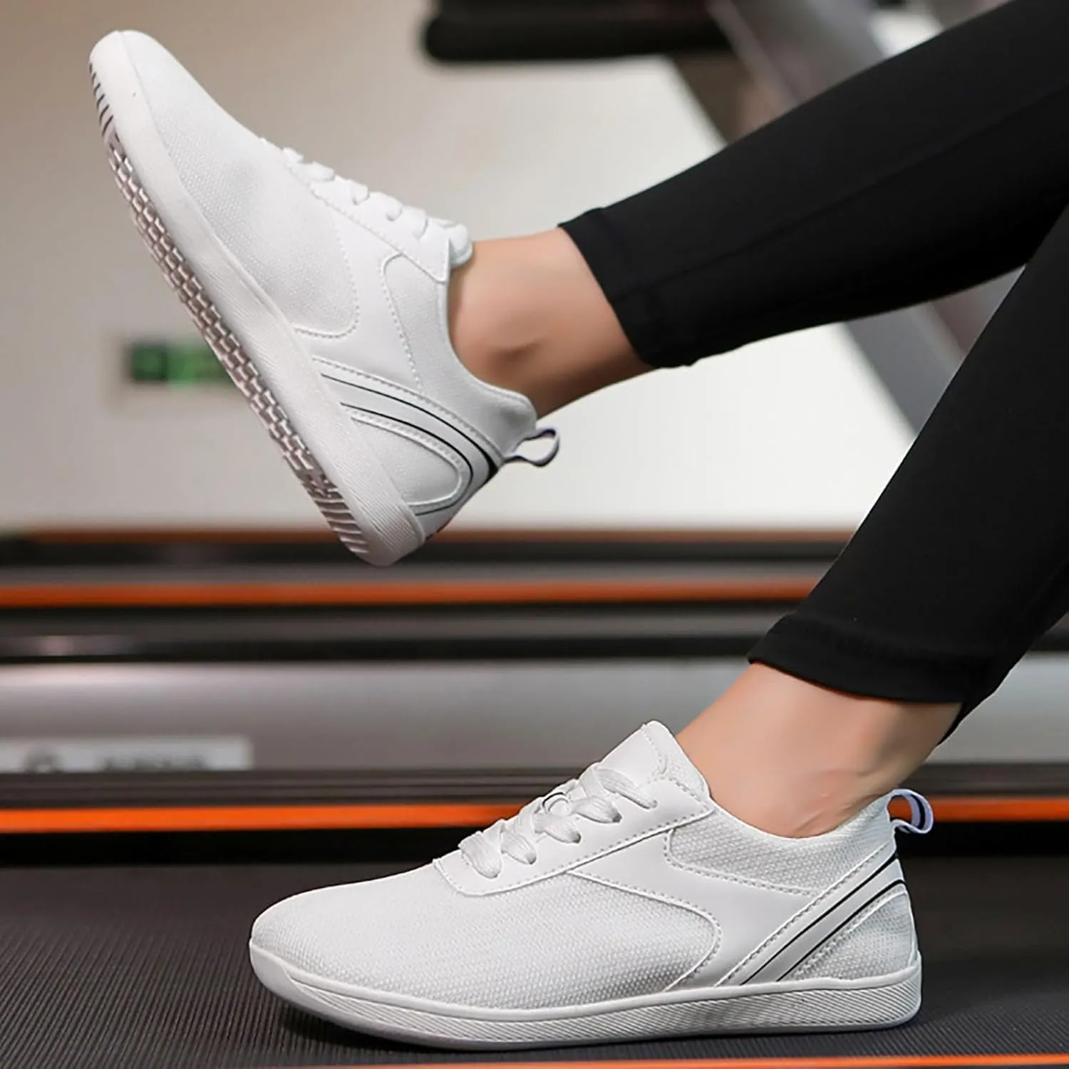 Non Slip Work Shoes Women Mesh Breathable Slip On Shoes Casual Brown Sneakers Women's Tennis Walking Lightweight Waterproof Tennis Shoe Trainers Shoe