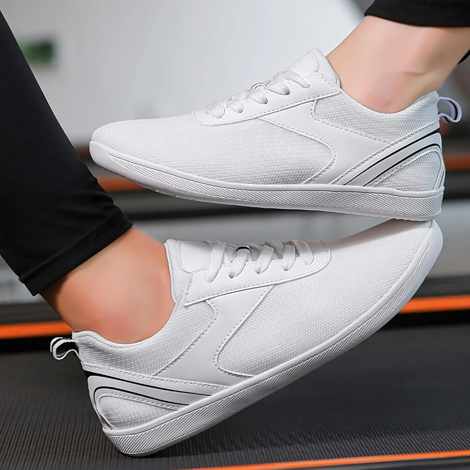 Non Slip Work Shoes Women Mesh Breathable Slip On Shoes Casual Brown Sneakers Women's Tennis Walking Lightweight Waterproof Tennis Shoe Trainers Shoe