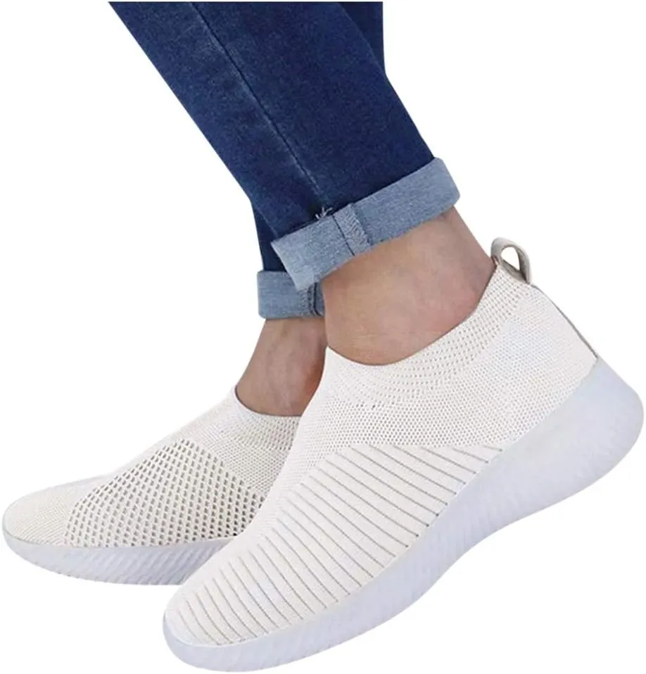 Orthopedic Navy Wedge Shoes for Women Dressy Womens Non Slip Work Shoes Slip Ons Fashion Sneakers Shoes for Women Black Minimalist Trail Running Shoes Women Zapato Tenis Antiderrapante para Mujer