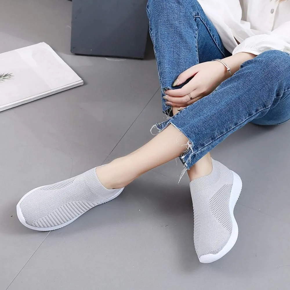 Orthopedic Walking Shoes for Plantar Fasciitis Relief Womens Slip On Sneakers with Arch Support Comfortable Casual Loafers Diabetic Foot Pain