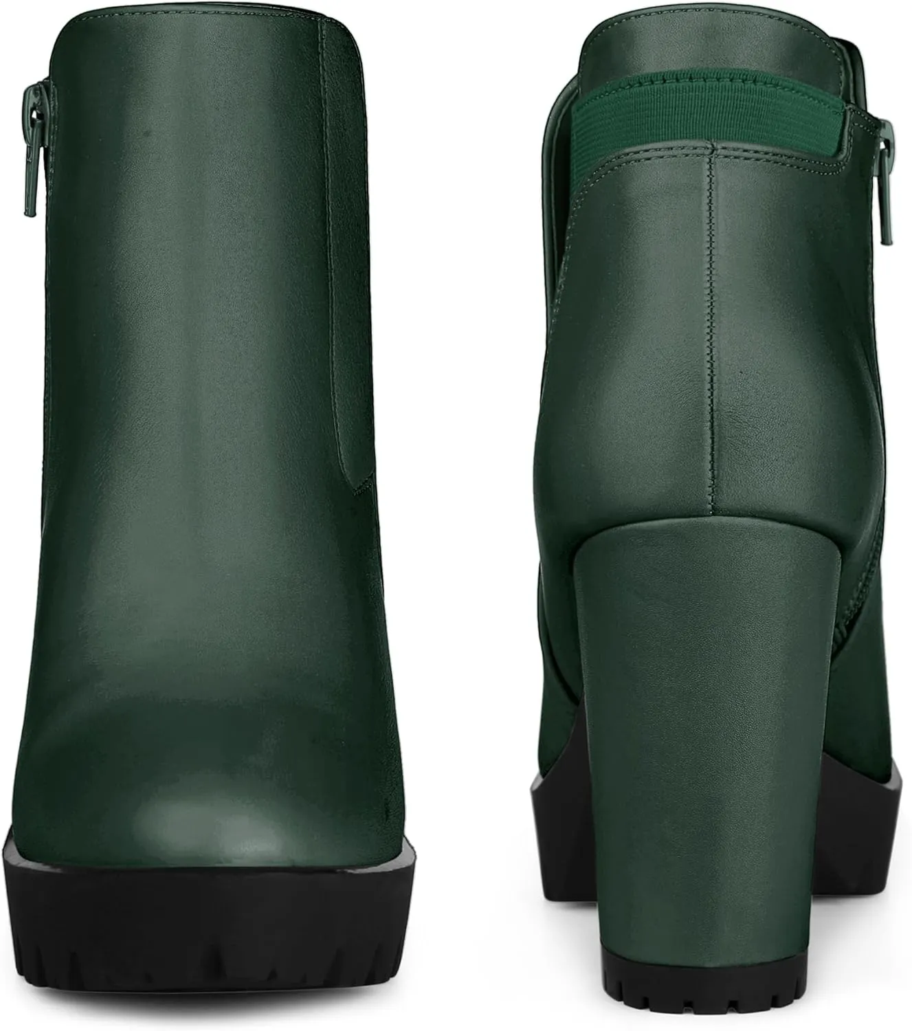 Perphy Platform Chunky High Heels Chelsea Boots for Women