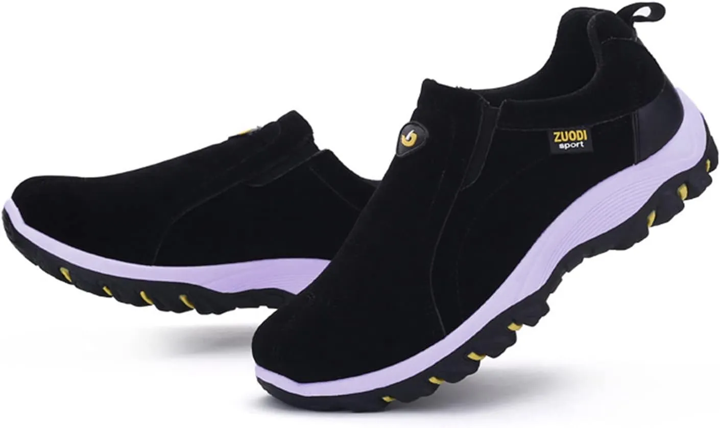 Plantar Fasciitis Shoes Women Non Slip Zapatos De Trabajo para Mujer Cross Antiderrapante Black Tennis Shoes for Women Platform Sneakers for Women Slip On Zapatos Suaves para Embarazadas