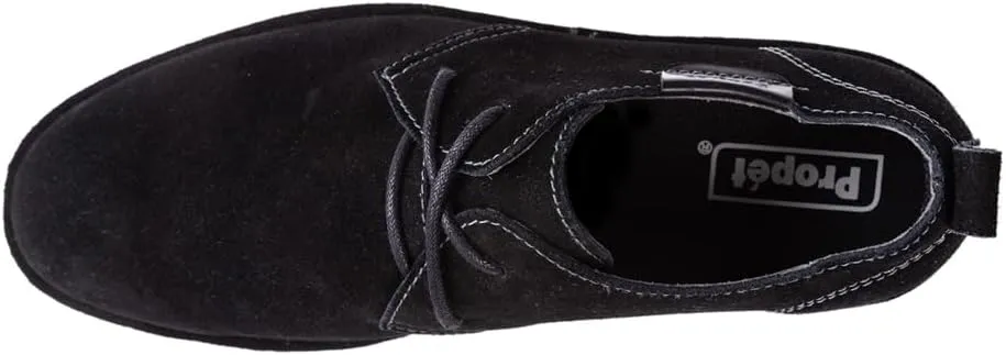 Propet Mens Finn Oxford Casual Shoes - Black