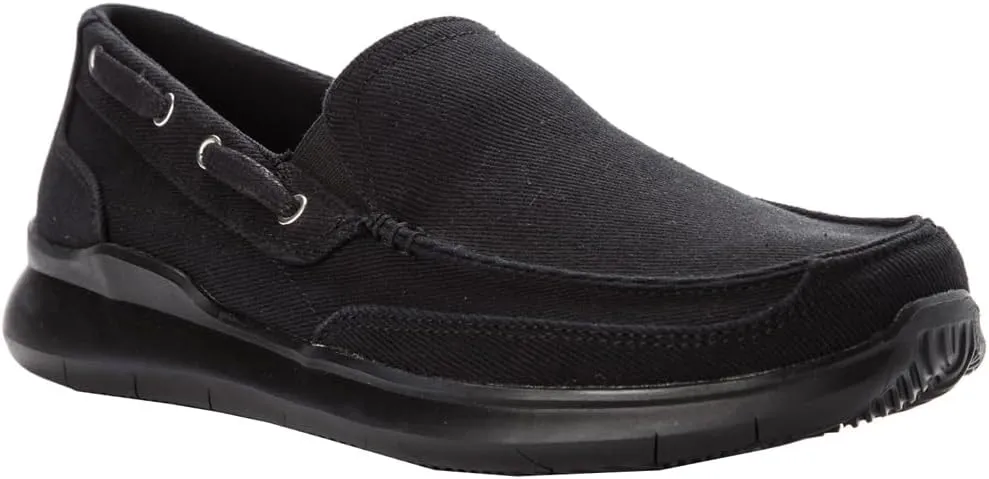 Propet Mens Viasol Loafers Casual Shoes - Black