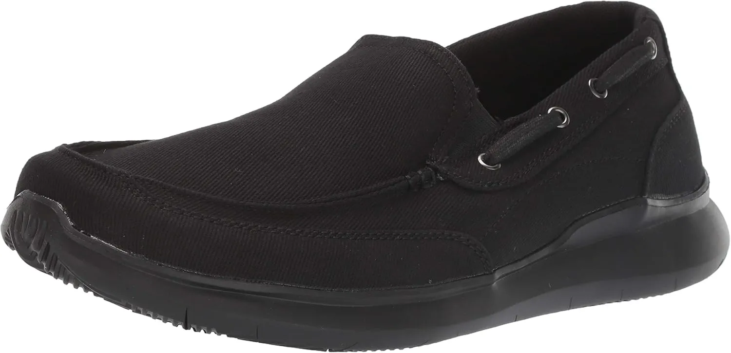 Propet Mens Viasol Loafers Casual Shoes - Black