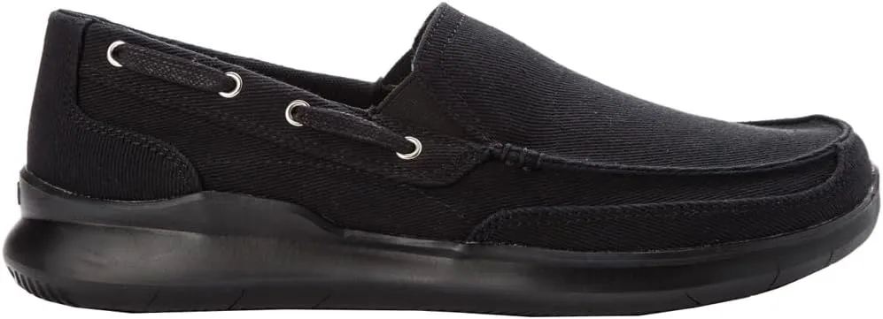Propet Mens Viasol Loafers Casual Shoes - Black