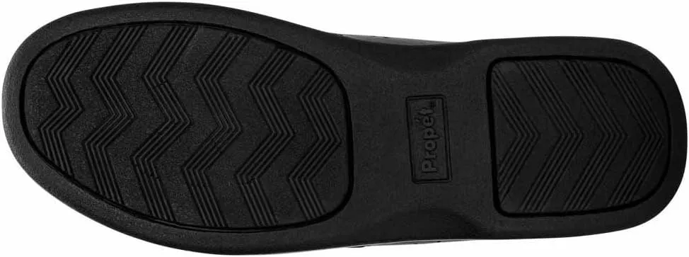 Propet Mens Vista Monk Strap Casual Shoes - Black