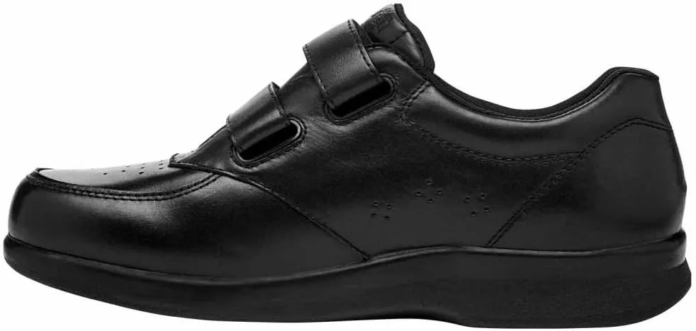 Propet Mens Vista Monk Strap Casual Shoes - Black