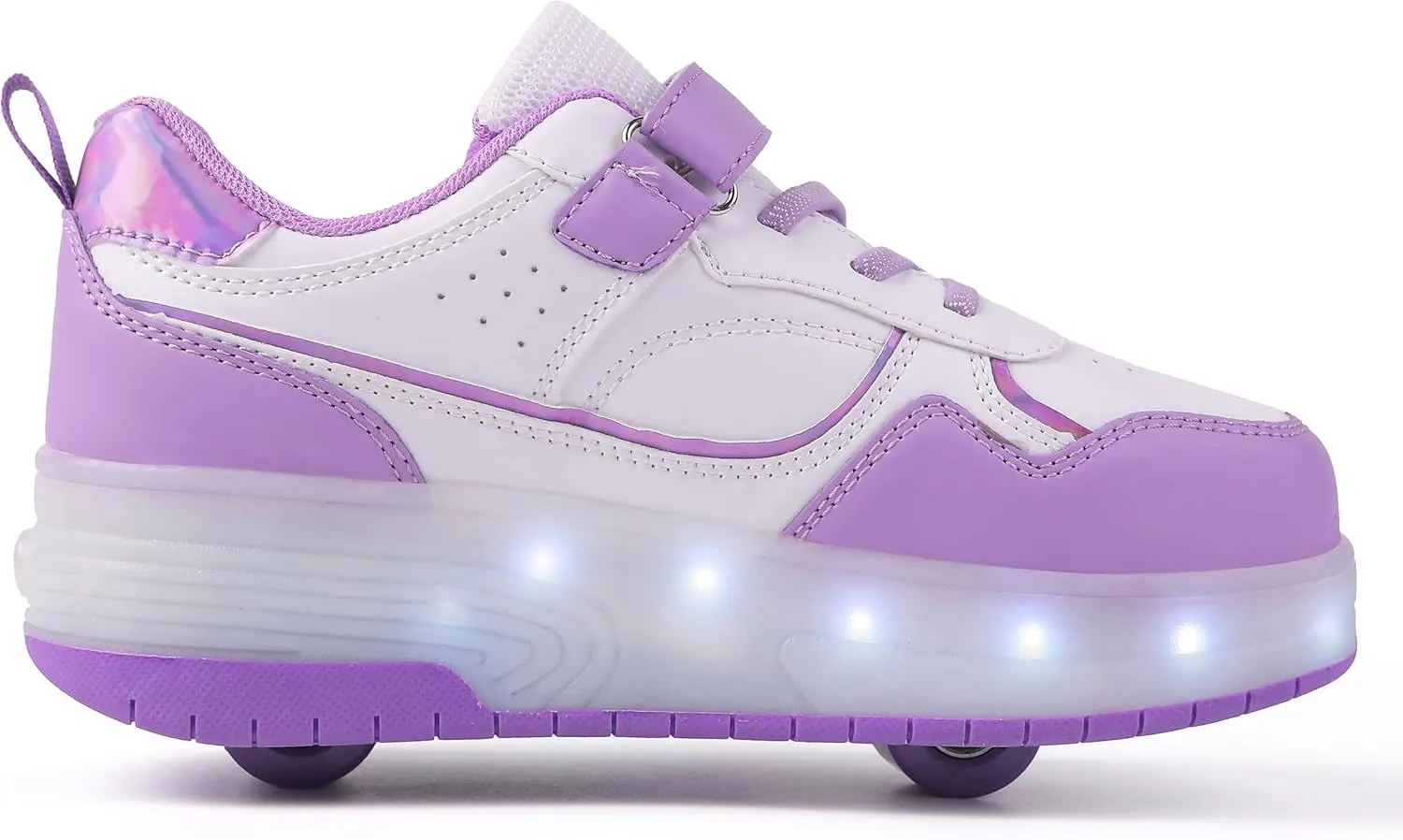 Roller Skate Shoes for Boys Girl Sneakers with Retractable Wheels-Stylish Trainers for Kids, Enhanced Safety LED Light-Up USB Rechargeable Skateboarding Perfect for Party, Birthday, Christmas