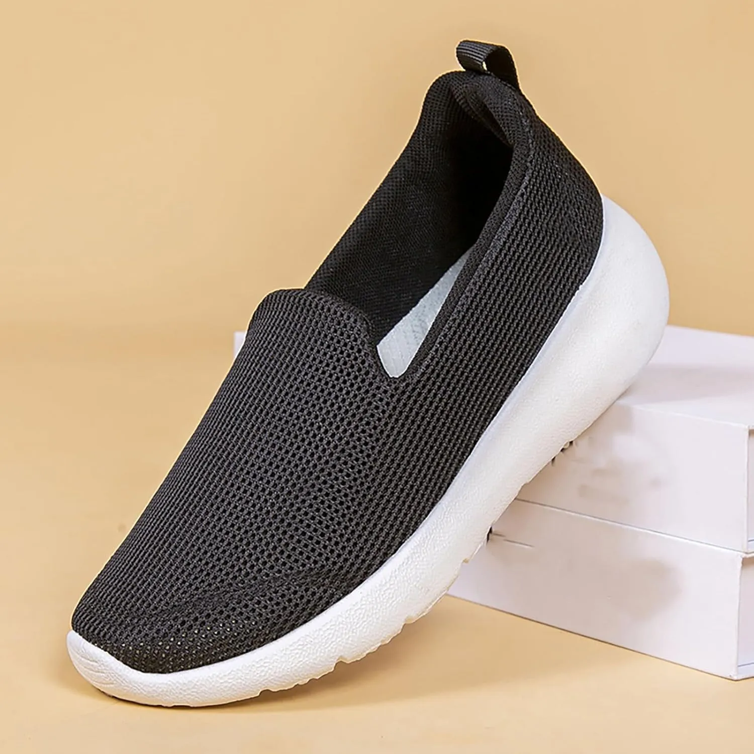 Running Shoes for Men Lether Casual Shoes for Fall Men's Fashion Sneakers Slip On Sneakers Walking Tennis Shoe Red Tennis Shoe Loafers Dress Shoe