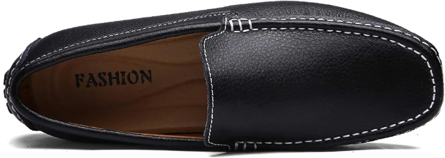Santimon Mens Casual Loafer Slip-on Moccasin Boat Shoes Flat Driving Shoes